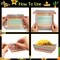 60 Pcs Fiesta Mexican Nacho Trays – Disposable Paper Snack Containers with Colorful Striped Design – Mexican Party Food Holders for Cinco de Mayo, Fiesta, Birthday & Carnival Celebrations – Perfect for Mother's Day Card Making Displays